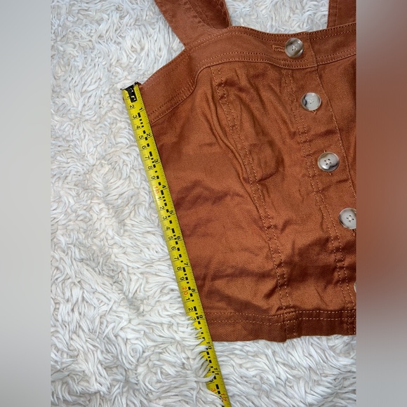 Banana Republic Orange Button Tank Top - Picture 7 of 10